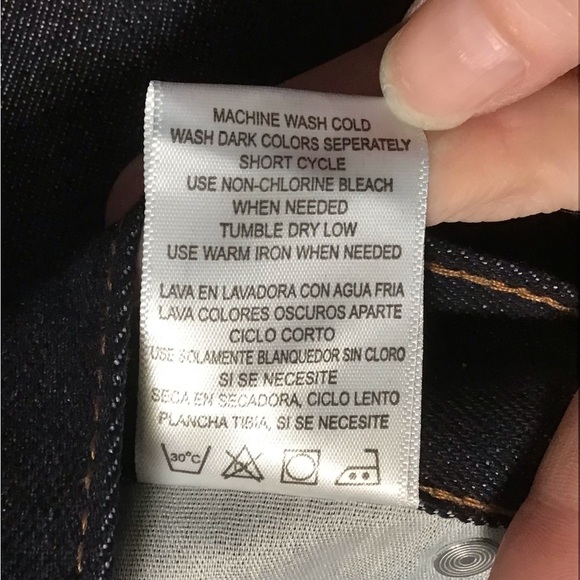 NWOT Vintage Genes 1891 Men's Size 34x32 Slim Straight Dark Wash Denim Jeans - Picture 3 of 6